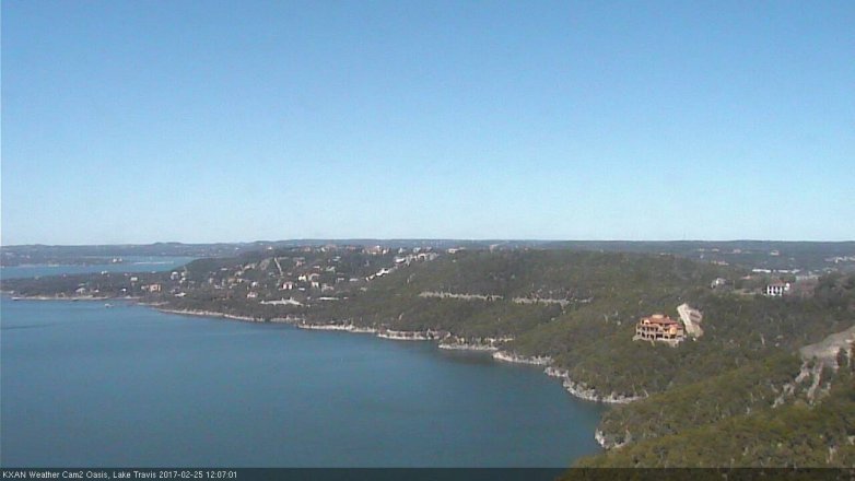 Lake Travis webcam, February 25, 2017 11:10 AM CT