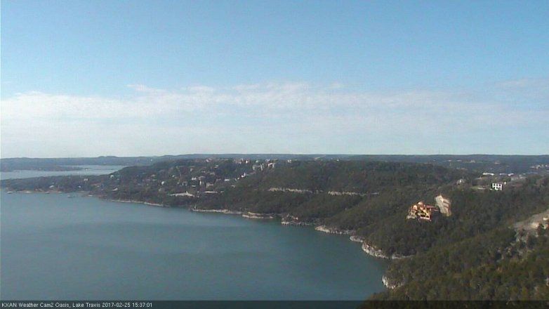 Lake Travis webcam, February 25, 2017 3:05 PM CT