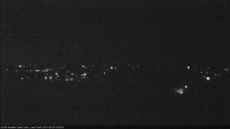 Lake Travis webcam, February 25, 2017 6:40 PM CT