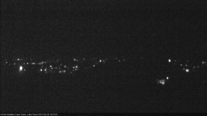 Lake Travis webcam, February 25, 2017 7:00 PM CT
