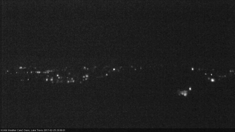 Lake Travis webcam, February 25, 2017 7:10 PM CT