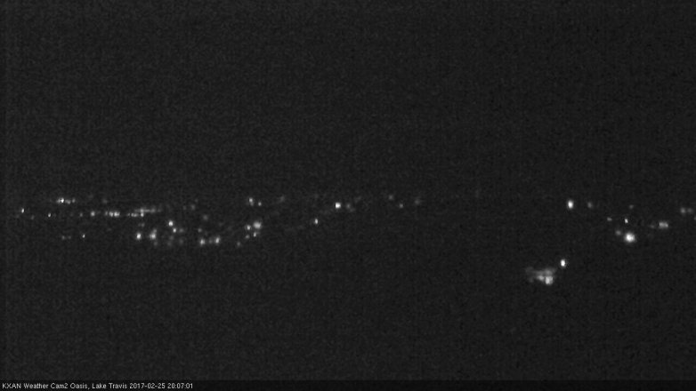 Lake Travis webcam, February 25, 2017 7:20 PM CT