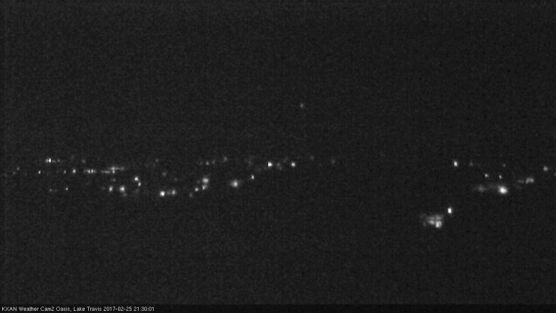 Lake Travis webcam, February 25, 2017 8:40 PM CT