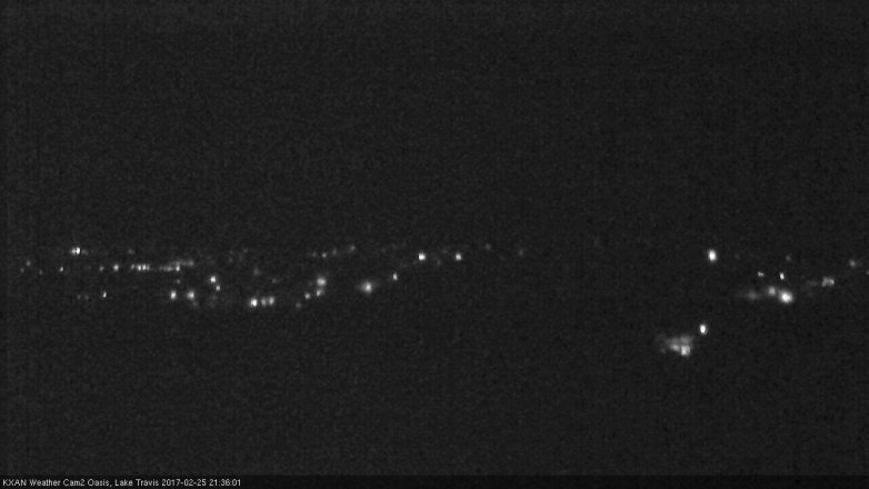 Lake Travis webcam, February 25, 2017 8:55 PM CT