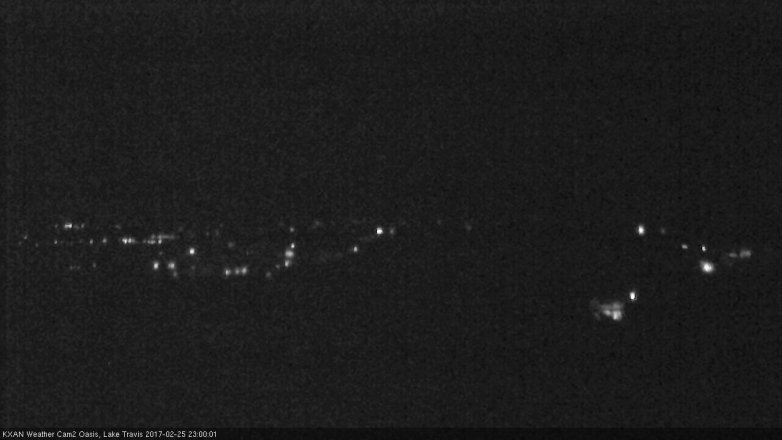 Lake Travis webcam, February 25, 2017 10:25 PM CT
