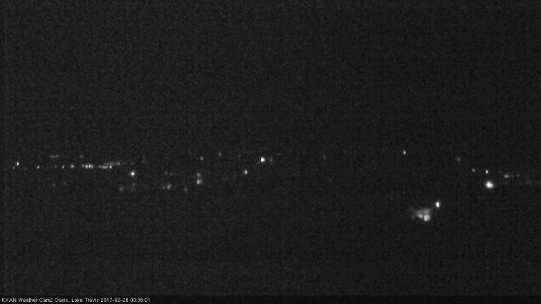 Lake Travis webcam, February 25, 2017 11:40 PM CT