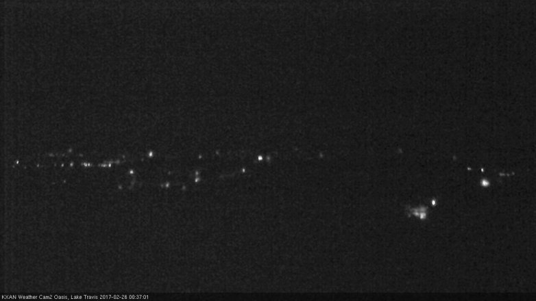 Lake Travis webcam, February 25, 2017 11:50 PM CT