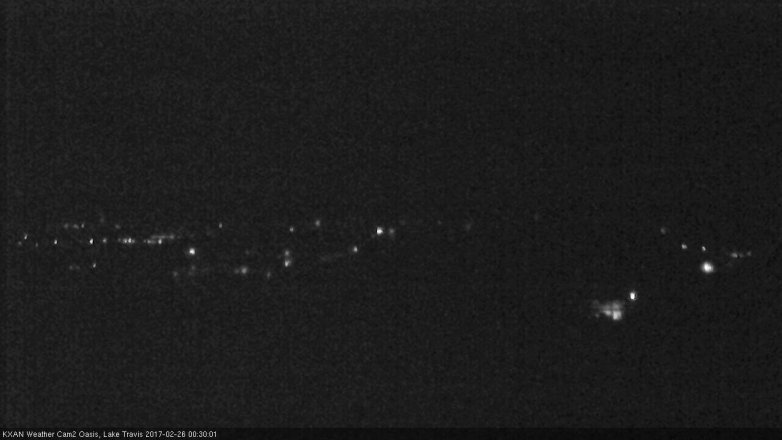 Lake Travis webcam, February 25, 2017 12:00 AM CT