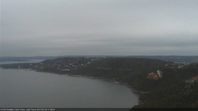 Lake Travis webcam, February 26, 2017 10:20 AM CT
