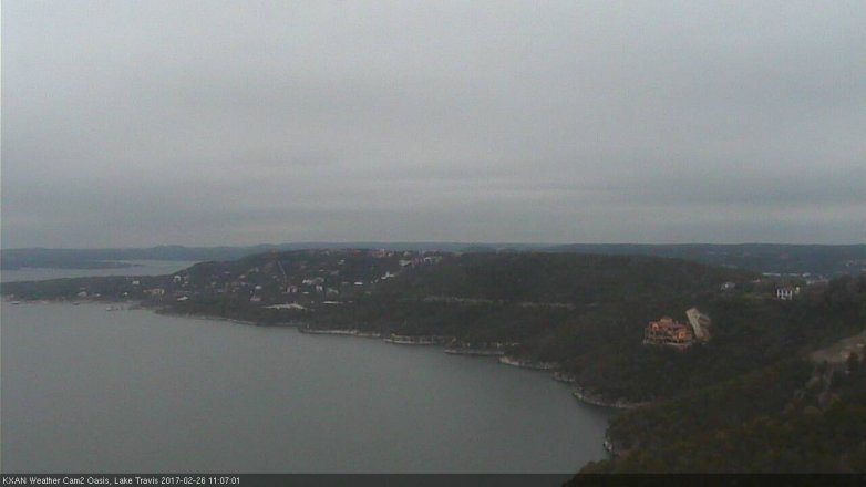 Lake Travis webcam, February 26, 2017 10:35 AM CT
