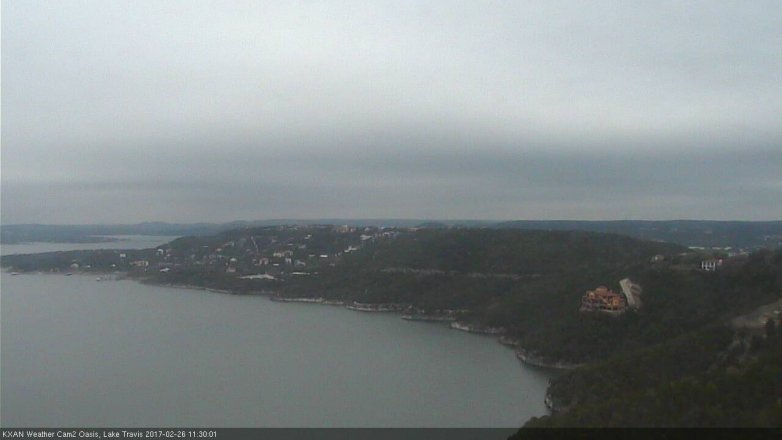 Lake Travis webcam, February 26, 2017 10:40 AM CT