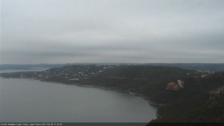 Lake Travis webcam, February 26, 2017 11:05 AM CT