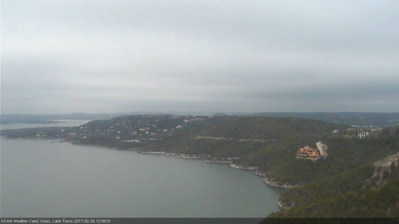 Lake Travis webcam, February 26, 2017 11:15 AM CT