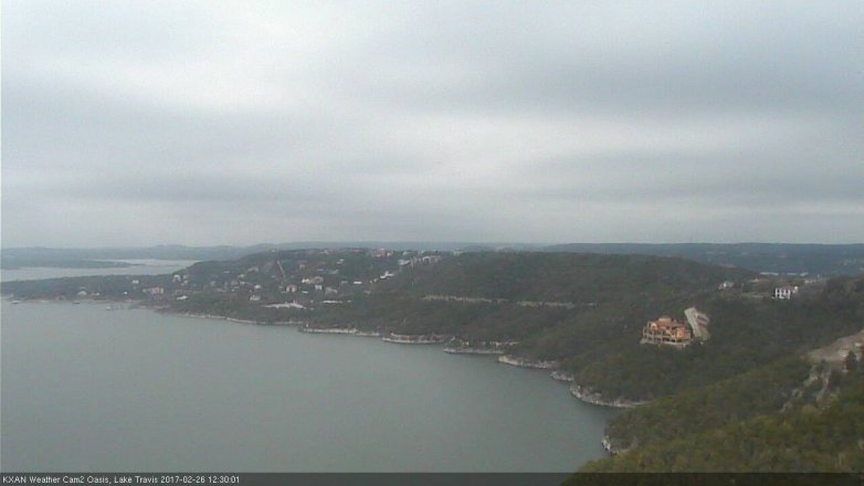 Lake Travis webcam, February 26, 2017 11:35 AM CT