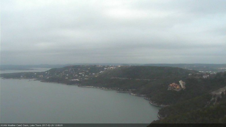 Lake Travis webcam, February 26, 2017 12:20 PM CT