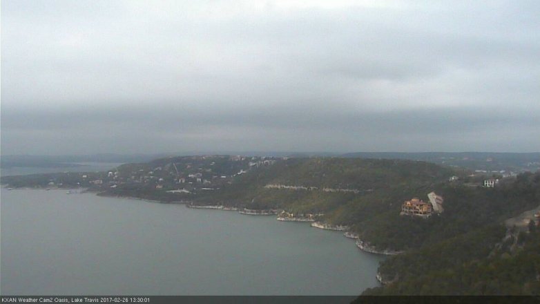 Lake Travis webcam, February 26, 2017 12:35 PM CT