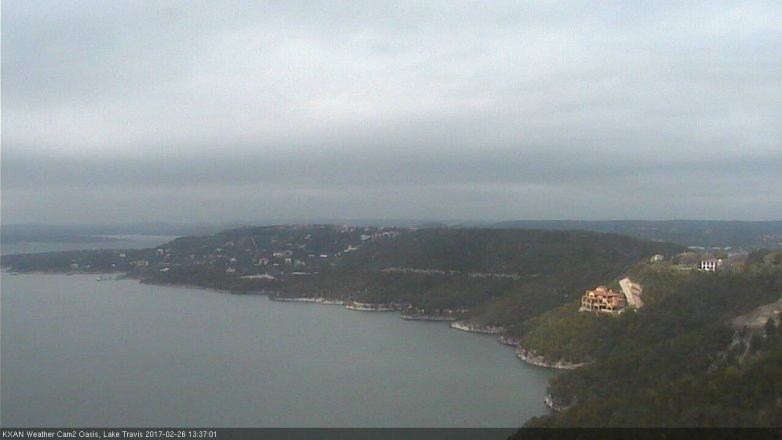 Lake Travis webcam, February 26, 2017 12:50 PM CT