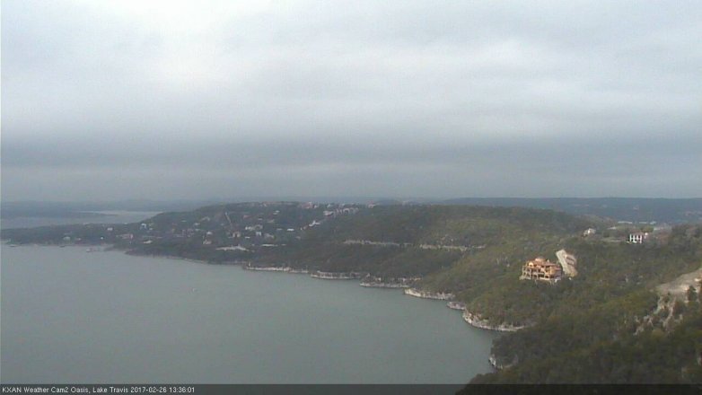 Lake Travis webcam, February 26, 2017 12:55 PM CT