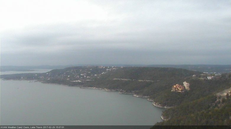 Lake Travis webcam, February 26, 2017 2:15 PM CT