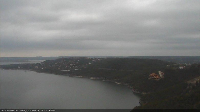 Lake Travis webcam, February 26, 2017 3:15 PM CT