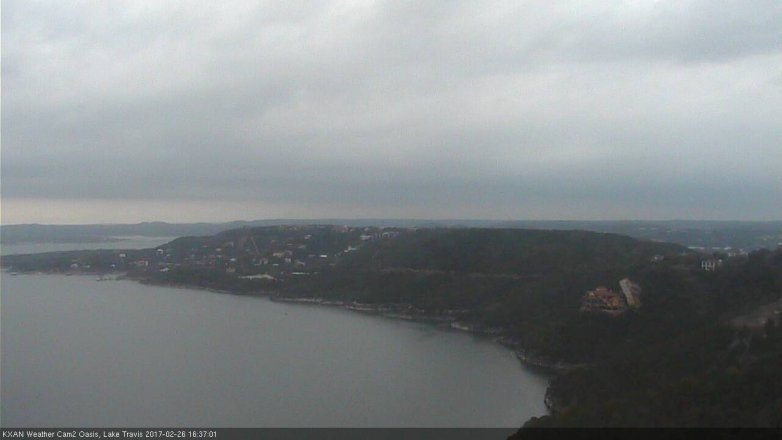 Lake Travis webcam, February 26, 2017 3:40 PM CT
