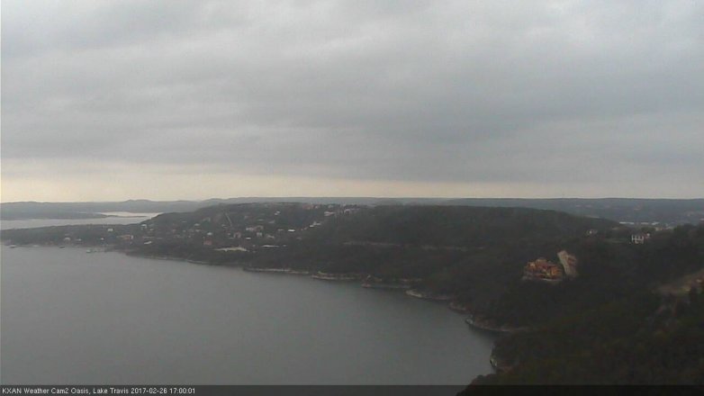 Lake Travis webcam, February 26, 2017 4:05 PM CT