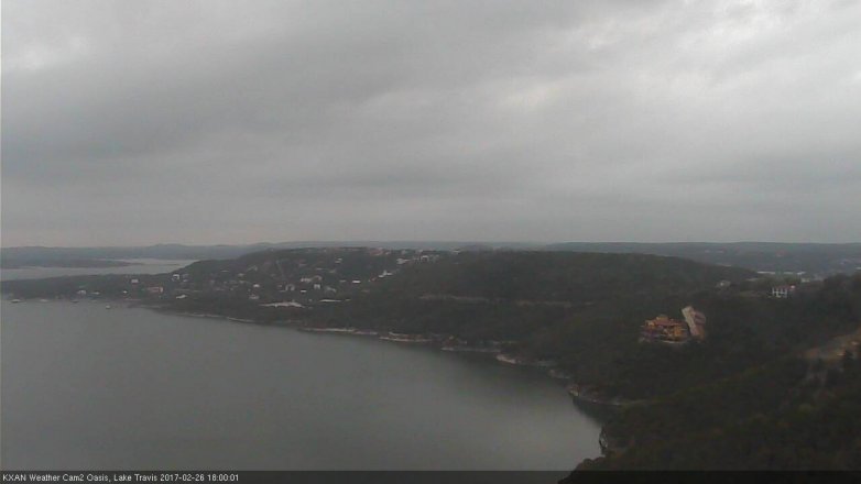 Lake Travis webcam, February 26, 2017 5:30 PM CT