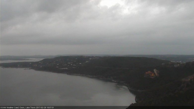 Lake Travis webcam, February 26, 2017 5:35 PM CT