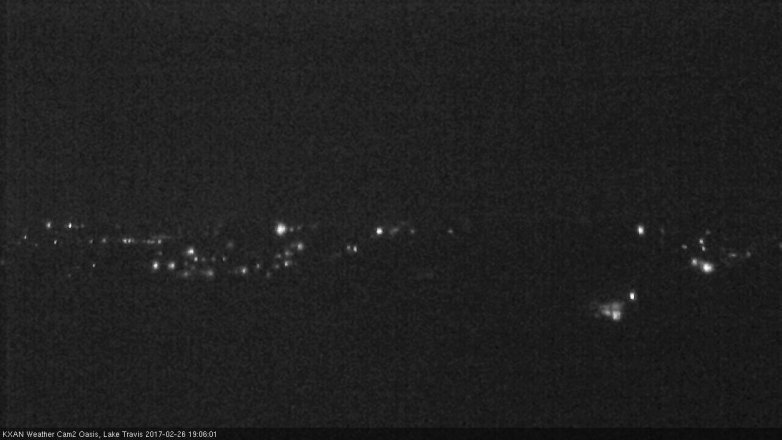 Lake Travis webcam, February 26, 2017 6:30 PM CT