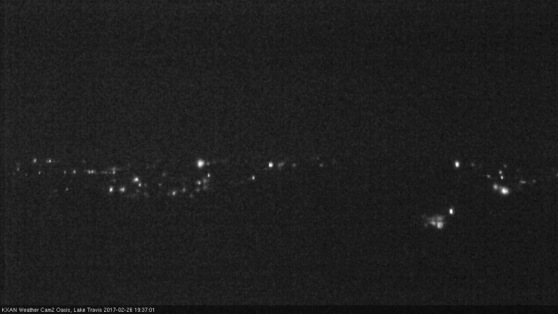 Lake Travis webcam, February 26, 2017 6:40 PM CT