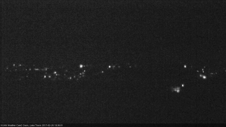 Lake Travis webcam, February 26, 2017 6:50 PM CT