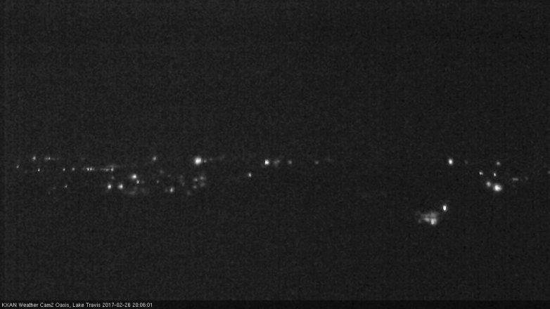 Lake Travis webcam, February 26, 2017 7:15 PM CT