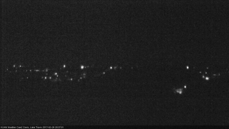 Lake Travis webcam, February 26, 2017 7:45 PM CT