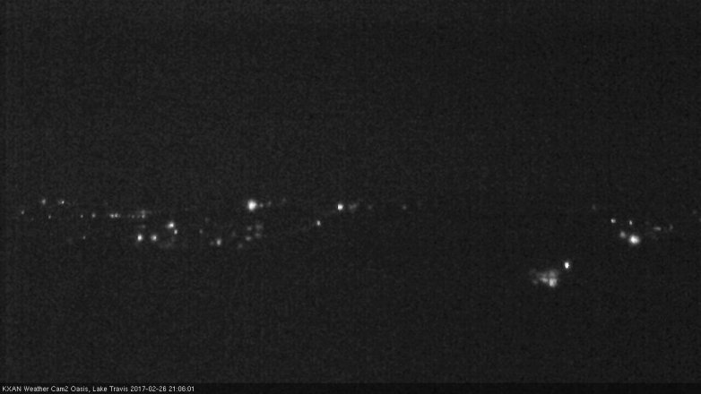 Lake Travis webcam, February 26, 2017 8:35 PM CT