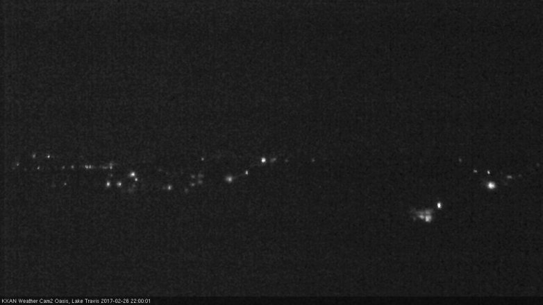Lake Travis webcam, February 26, 2017 9:10 PM CT