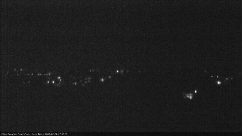 Lake Travis webcam, February 26, 2017 9:35 PM CT