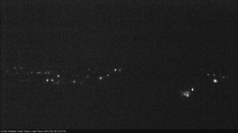Lake Travis webcam, February 26, 2017 11:05 PM CT