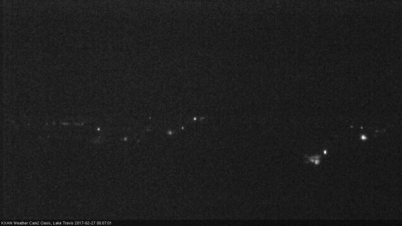 Lake Travis webcam, February 26, 2017 11:20 PM CT