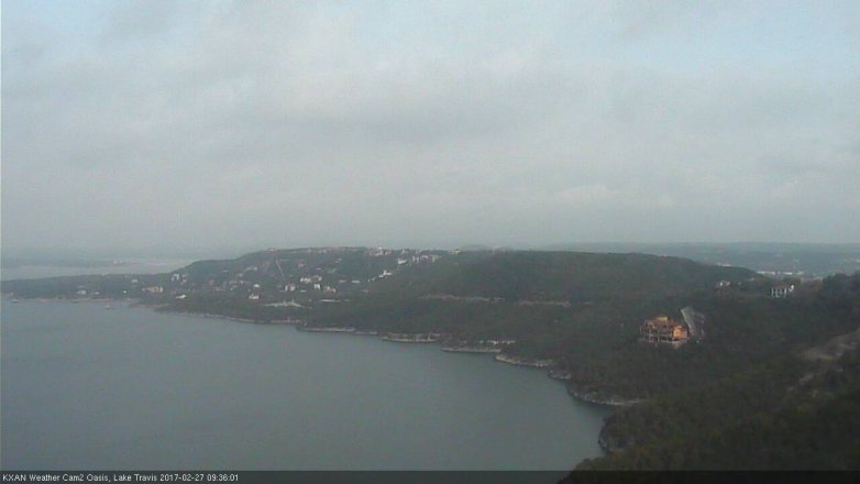 Lake Travis webcam, February 27, 2017 9:05 AM CT