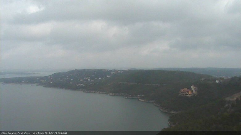 Lake Travis webcam, February 27, 2017 9:20 AM CT