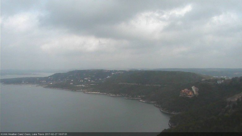 Lake Travis webcam, February 27, 2017 9:25 AM CT