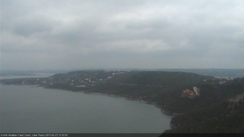 Lake Travis webcam, February 27, 2017 10:35 AM CT