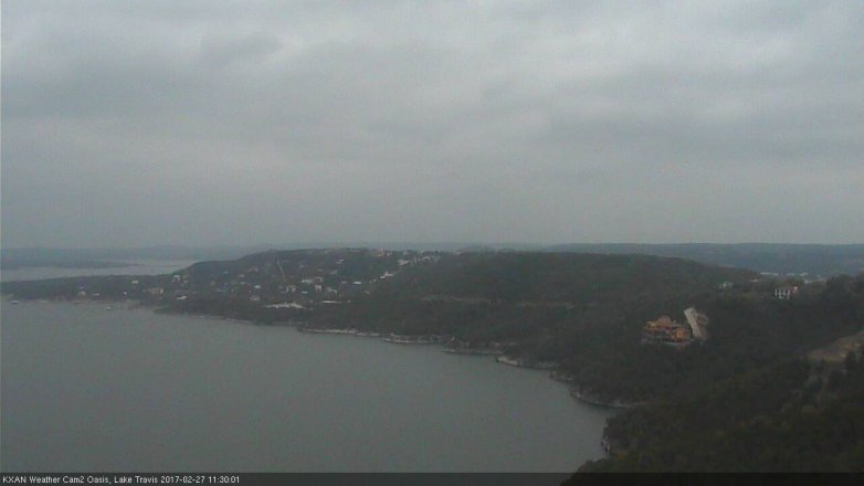 Lake Travis webcam, February 27, 2017 10:40 AM CT