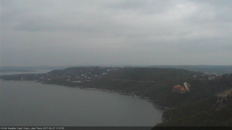 Lake Travis webcam, February 27, 2017 10:55 AM CT