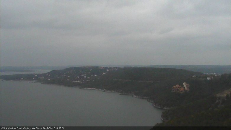 Lake Travis webcam, February 27, 2017 11:00 AM CT