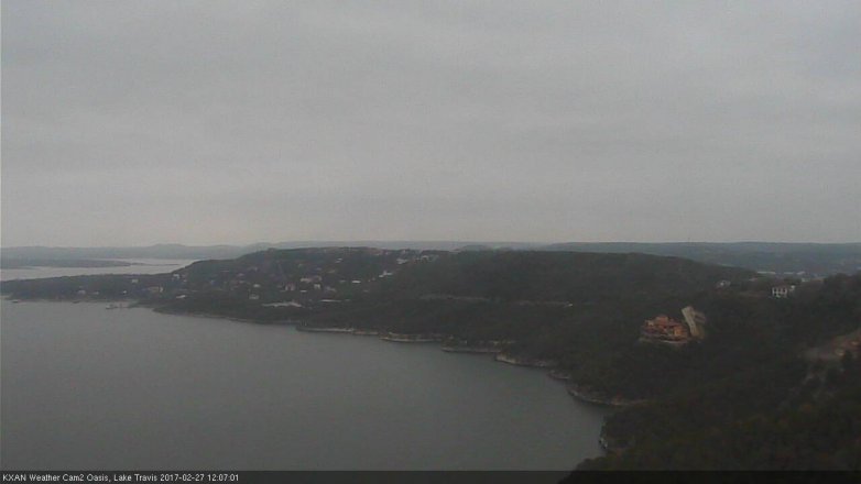Lake Travis webcam, February 27, 2017 11:25 AM CT