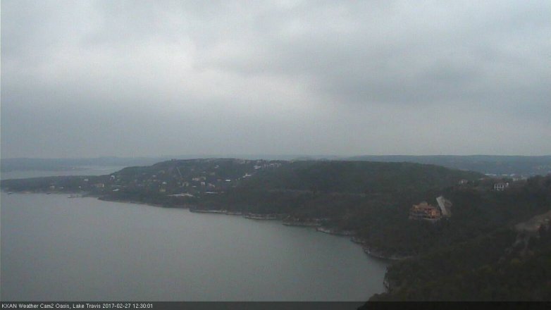 Lake Travis webcam, February 27, 2017 11:35 AM CT