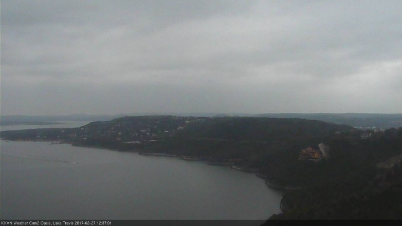 Lake Travis webcam, February 27, 2017 12:00 PM CT