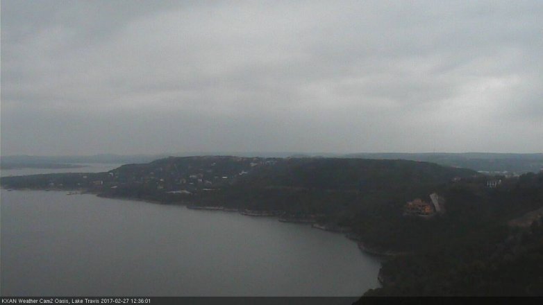 Lake Travis webcam, February 27, 2017 12:05 PM CT