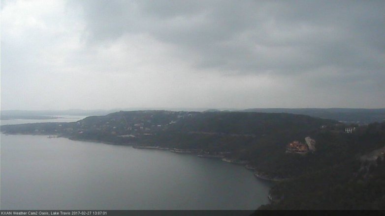 Lake Travis webcam, February 27, 2017 12:15 PM CT
